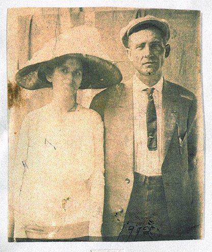 Eleanor and Narcis Couron - about 1912